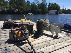 Gear on the dock!