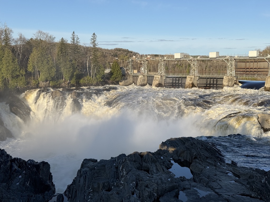 Grand Falls NB. Not only amazing to see, but a nice stop on the way to fand from.