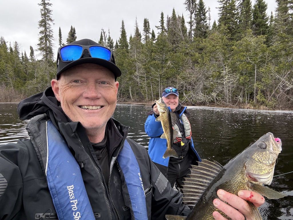 Despite often slow fishing, when the bite was on, it was on, and we had several double headers.