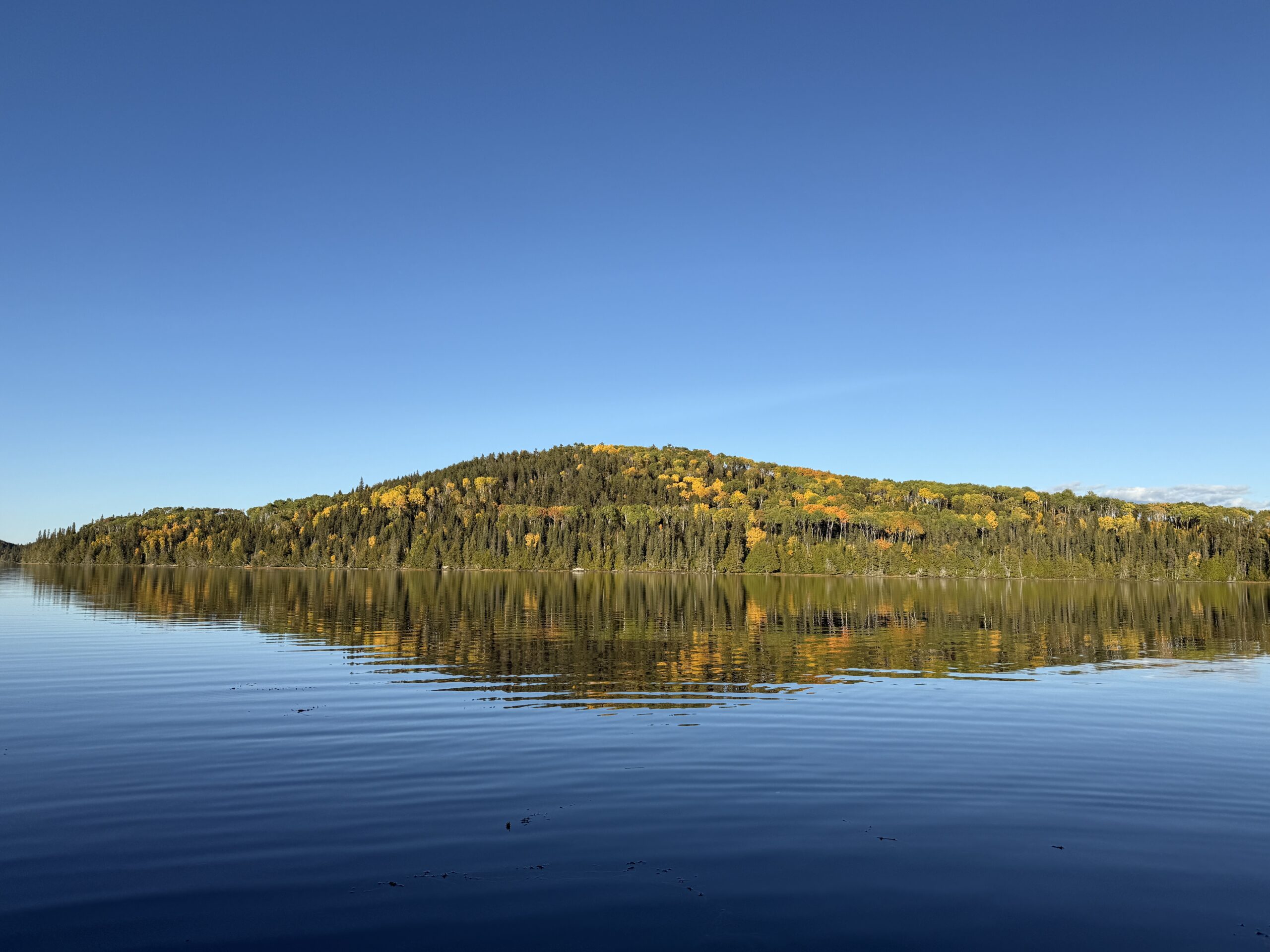 The scenery on this lake was a 10.